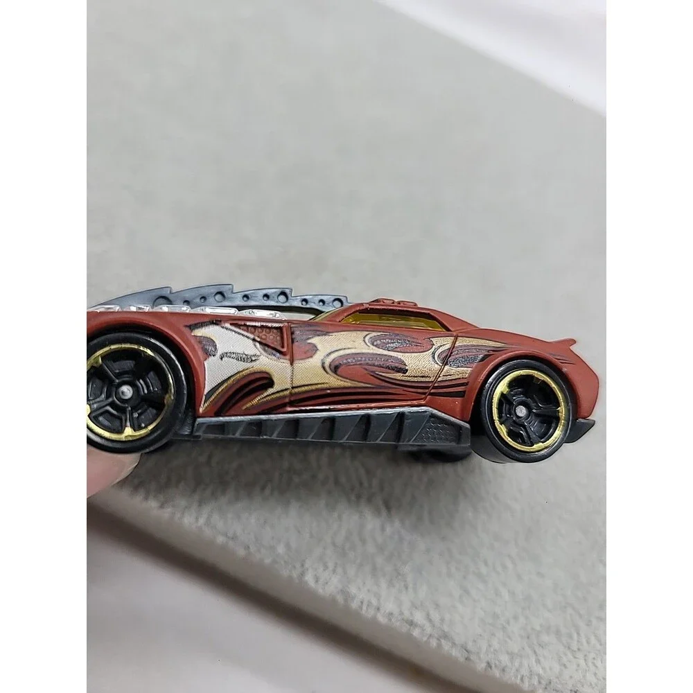 2017 Hot Wheels  Barbaric Diecast Car Brown 1:64